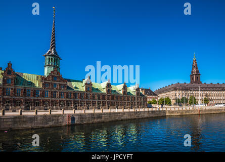 La Borsen, ancien bâtiment de la Bourse de Copenhague, Danemark Banque D'Images