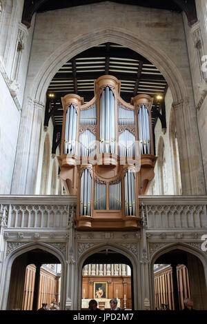 Intérieur de l'église de l'Université de St Mary the Virgin à Oxford, Angleterre. Banque D'Images