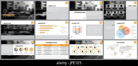 L'élément de conception d'infographies pour les présentations des modèles. Rapport annuel, couverture de livre design modèle. Brochure, mise en page, Keynote ,Flyer conception mise en page Illustration de Vecteur