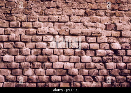 La surface du mur en briques anciennes, brickwall modèle urbain texture à utiliser comme arrière-plan Banque D'Images