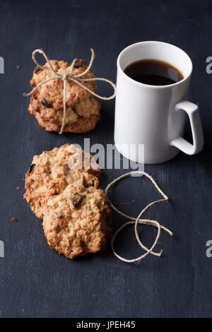 Café et biscuits Banque D'Images