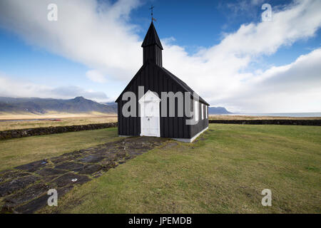 Búðir eglise noire en Islande, de Snæfellsnes Banque D'Images