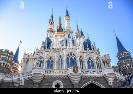 Tokyo Disneyland Cinderella Castle Banque D'Images