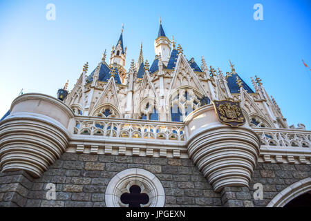 Tokyo Disneyland Cinderella Castle Banque D'Images