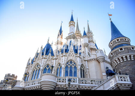 Tokyo Disneyland Cinderella Castle Banque D'Images