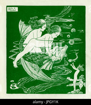 Illustration de l'Étonnant Livre 1921 Banque D'Images