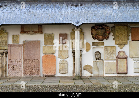 Cloître de la cathédrale de Passau, Bavière, Allemagne, Europe Banque D'Images