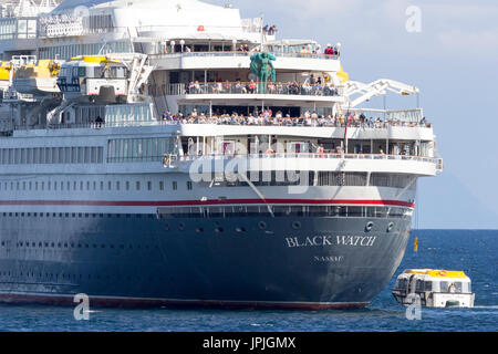 Le Black Watch de navires de passagers s'apprête à quitter Stornoway, Isle Of Lewis, îles Hébrides, Ecosse, Royaume-Uni Banque D'Images