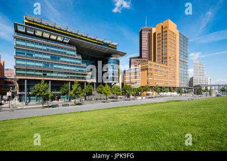 DaimlerChrysler édifices sur Linkstrasse à Potsdamer Platz, Berlin, Allemagne, Banque D'Images