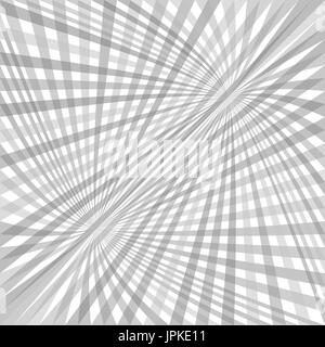 Sursaut à double courbure - fond de rayons vecteur conception incurvée dans des tons de gris Illustration de Vecteur