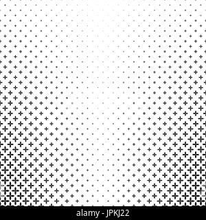 Modèle Monochrome - abstract vector image de fond à partir de formes géométriques courbes Illustration de Vecteur