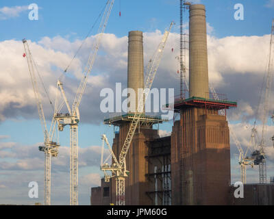 Réaménagement de Battersea Power Station Banque D'Images