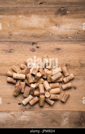 bouchons de vin Banque D'Images