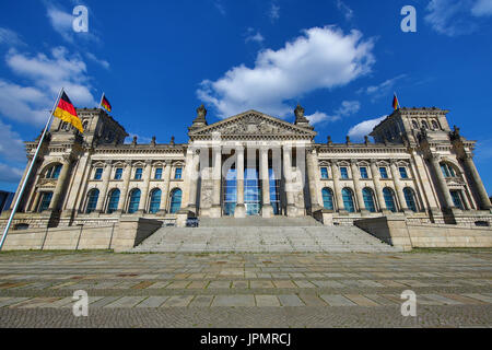 Le bâtiment du Reichstag, Berlin, Allemagne Banque D'Images