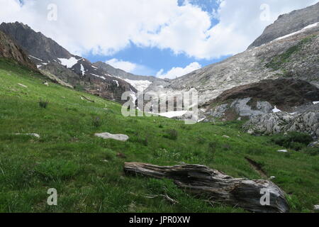 Paysage alpin, chef blanc Canyon, Sequoia National Park, California, United States Banque D'Images