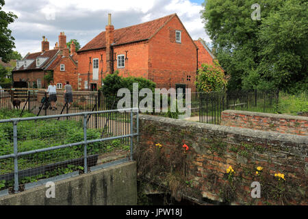 Moulin à eau dans Cogglesford ville Sleaford, Lincolnshire, Angleterre, RU Banque D'Images