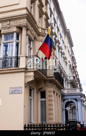 L'ambassade du Venezuela à Cromwell Road dans le Royal Borough de Kensington et Chelsea London UK Banque D'Images