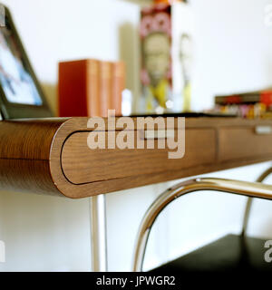 Close-up de bureau en bois Banque D'Images
