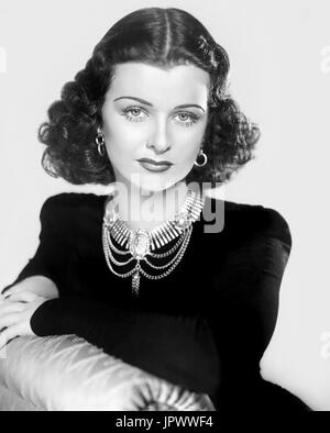 JOAN BENNETT (1910-1990) Actrice américaine vers 1940 Banque D'Images