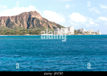 Diamond Head Oahu Hawaii Banque D'Images