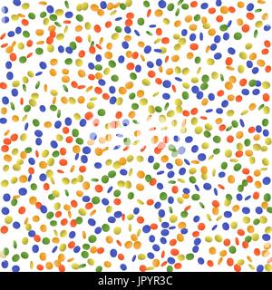 Colourfull confetti vector seamless background. Conception vectorielle Illustration de Vecteur