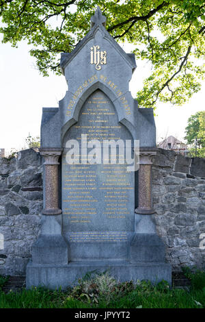 Catastrophe ferroviaire de sépulture de masse grave au St Michael's Church in Abergele North Wales Banque D'Images