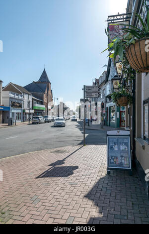 Market Street en Abergele North Wales Banque D'Images