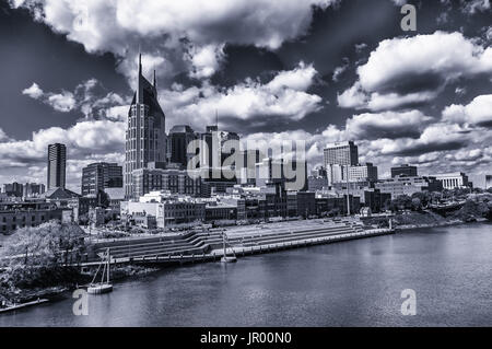 <span class ='wsc sous-titre' >music city bikeway, • à Nashville, Tennessee, United States </span > la nashville music city bikeway est un 26km de long la route f Banque D'Images