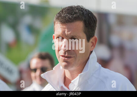 HSBC et Wimbledon fan experience photocall avec : Tim Henman Où : London, England, United Kingdom Quand : 03 Jul 2017 Credit : Wheatley/WENN Banque D'Images