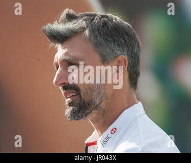 HSBC et Wimbledon fan experience photocall avec Goran Ivanišević : où : London, England, United Kingdom Quand : 03 Jul 2017 Credit : Wheatley/WENN Banque D'Images