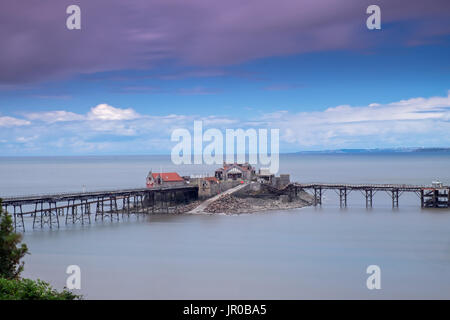 Birnbeck Pier près de Weston super Mare Banque D'Images