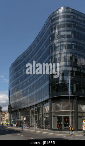 Principales nouvelles construire le développement dans le centre-ville de Glasgow, Glasgow, Écosse, Royaume-Uni Banque D'Images
