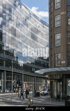 Principales nouvelles construire le développement dans le centre-ville de Glasgow, Glasgow, Écosse, Royaume-Uni Banque D'Images