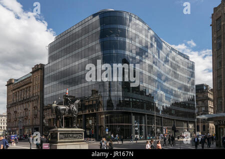 Principales nouvelles construire le développement dans le centre-ville de Glasgow, Glasgow, Écosse, Royaume-Uni Banque D'Images