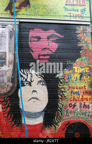 Portraits de stars du rock festival de Glastonbury Banque D'Images