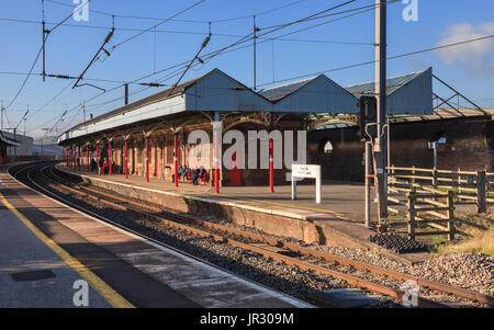 La gare de Penrith, sur la côte ouest mainline. Banque D'Images