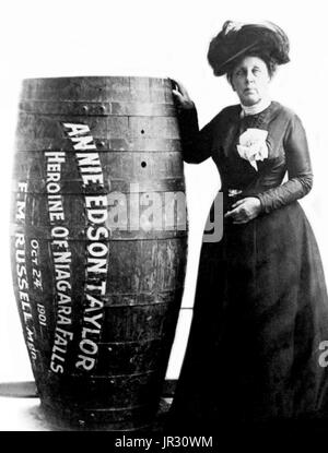 Annie Edson Taylor,American Daredevil Banque D'Images