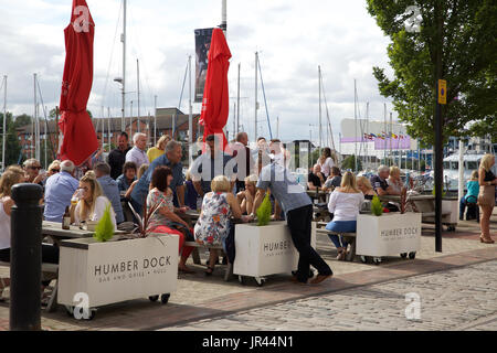 Marina de Hull and humber quai à Kingston Upon Hull Banque D'Images