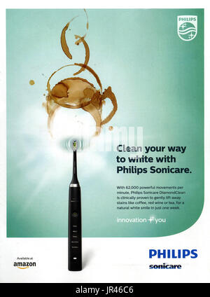 2010s UK Magazine Philips annonce Banque D'Images