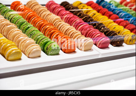 Macarons à Europain 2016, Villepinte, France Banque D'Images