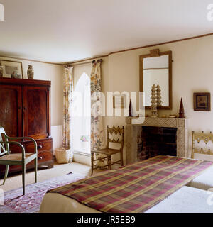 Chambre à coucher style vintage Banque D'Images