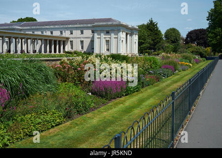 Maison de la reine à Greenwich à Londres, Royaume-Uni. Conçu par Inigo Jones, la maison a été achevée en environ 1636. Banque D'Images