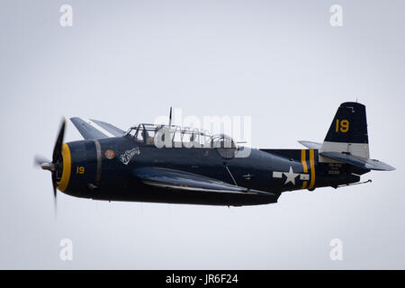 Imperial War Museum Duxford Flying Legends Classic vintage Airshow 2015 Banque D'Images