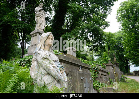 Lychakivske cemetery à Lviv, Ukraine. Banque D'Images