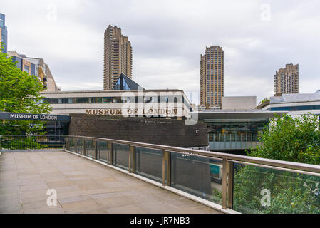 Museum of London, Londres, Angleterre Banque D'Images