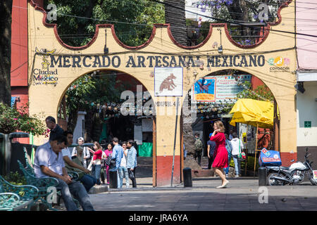 Mercado Artesanal Mexicano, Mexico, Mexique Banque D'Images