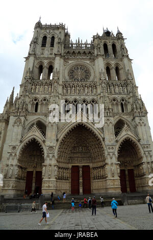 Cathédrale notre dame d'Amiens, place notre dame, Amiens, somme, hauts de france, france Banque D'Images