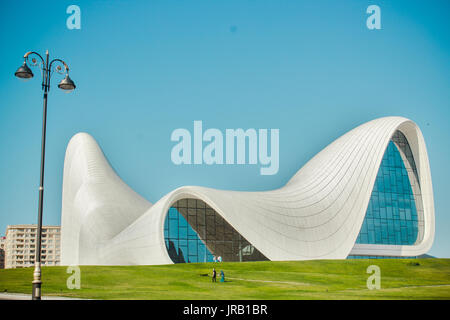 Monument à Bakou, l'incroyable design Banque D'Images