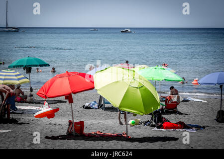 Plage de la toscane près de Piombino Banque D'Images