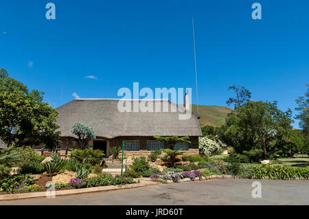 Maison de repos au Parc Royal Natal dans la montagne du Drakensberg, Afrique du Sud Banque D'Images